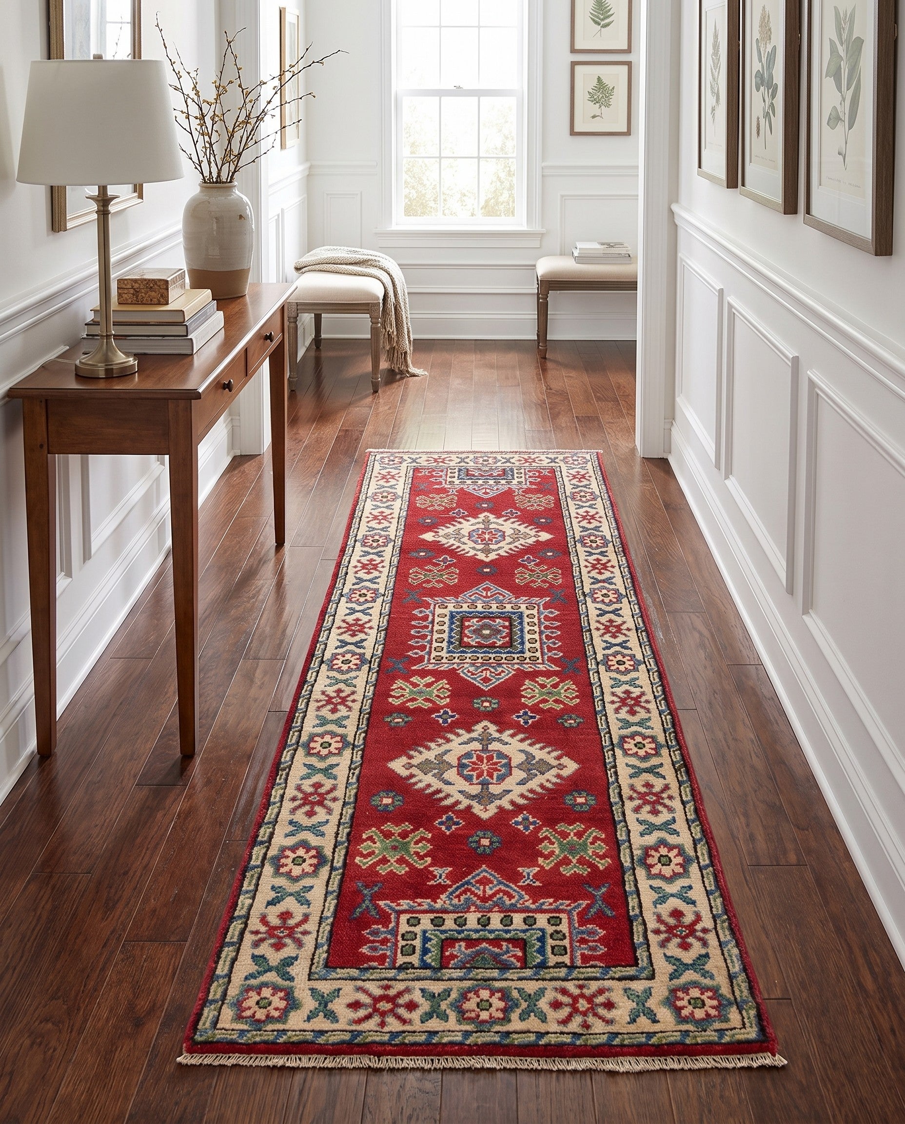 2' 1 x 6' 2 Hand Knotted Kazak Runner Rug
