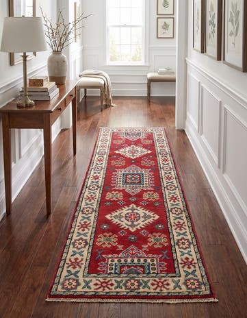 2' 1 x 6' 2 Hand Knotted Kazak Runner Rug