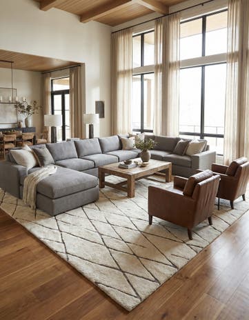 12' x 16' 1 Atlas Moroccan Wool Rug