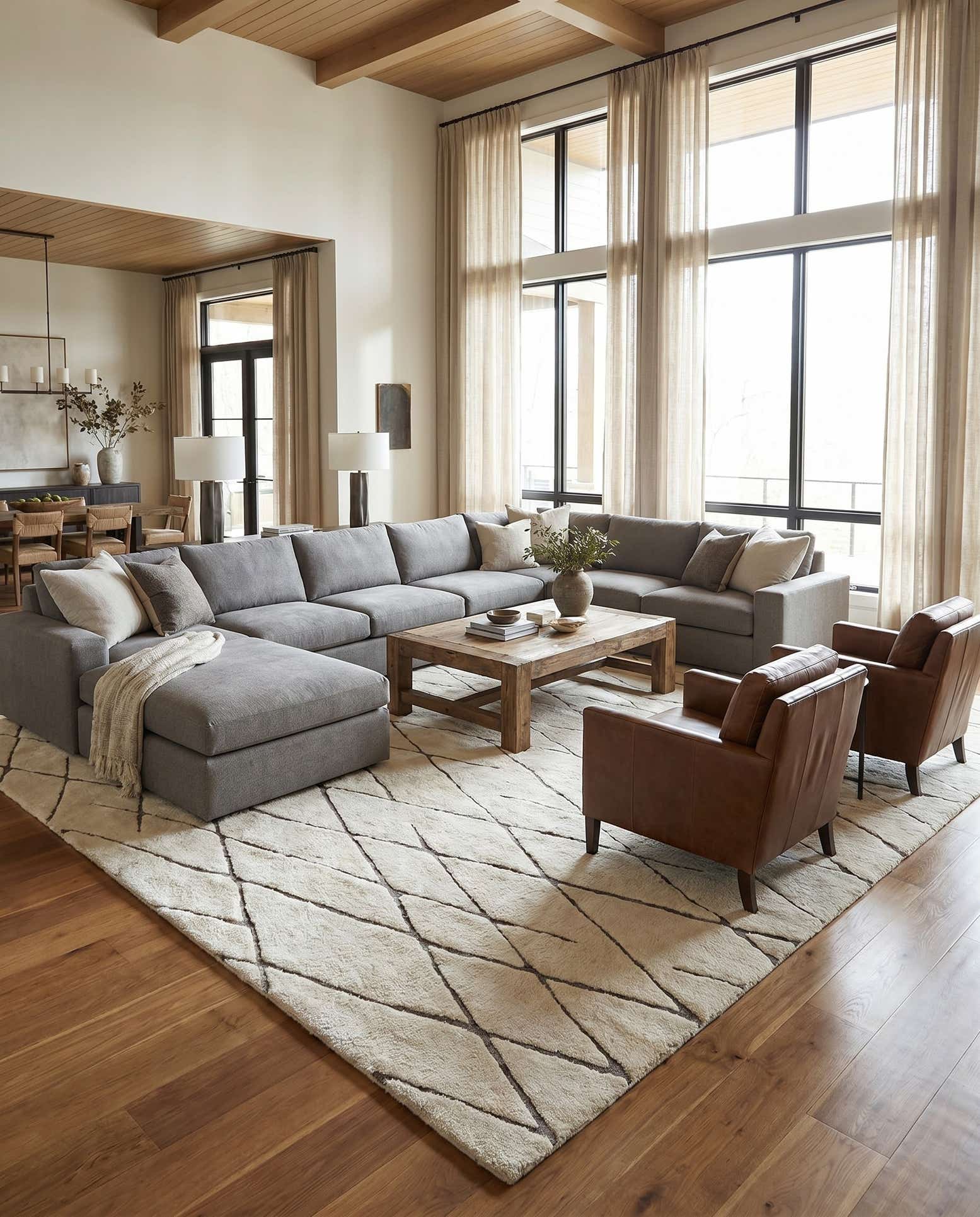 12' x 16' 1 Atlas Moroccan Wool Rug