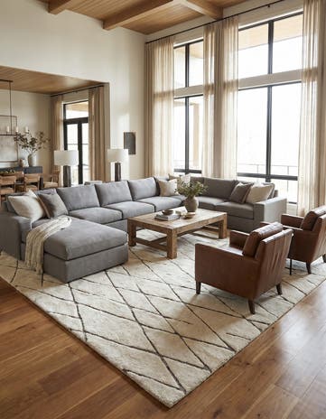 12' x 16' 1 Atlas Moroccan Wool Rug