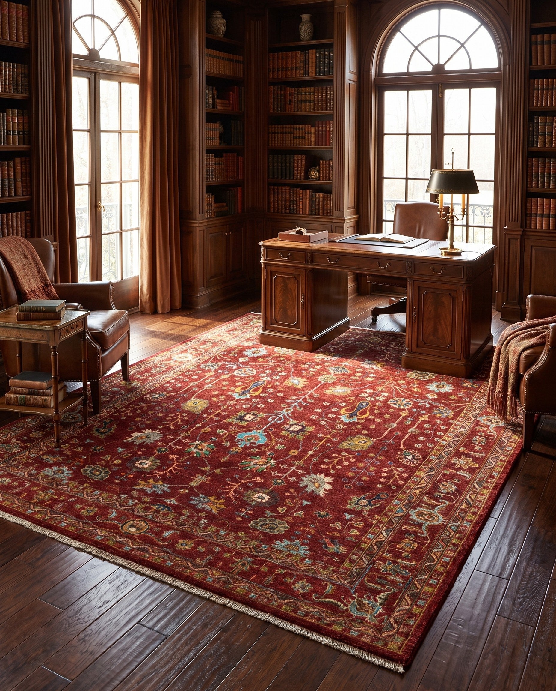 8' 2 x 10' Hand Knotted Ariana Ziegler Rug