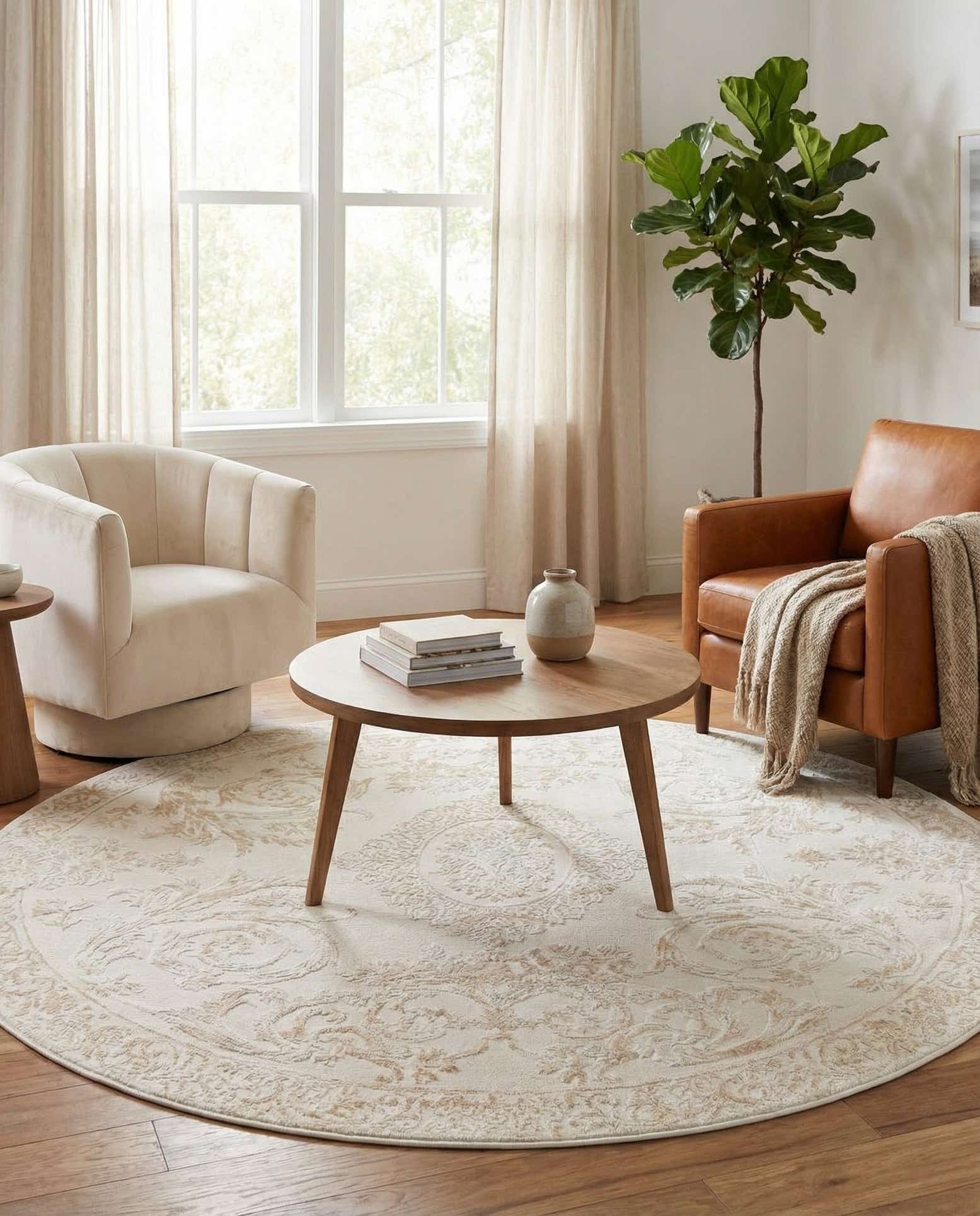 6' x 6' Finsbury Round Rug