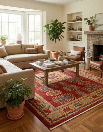 Red Sara Rug