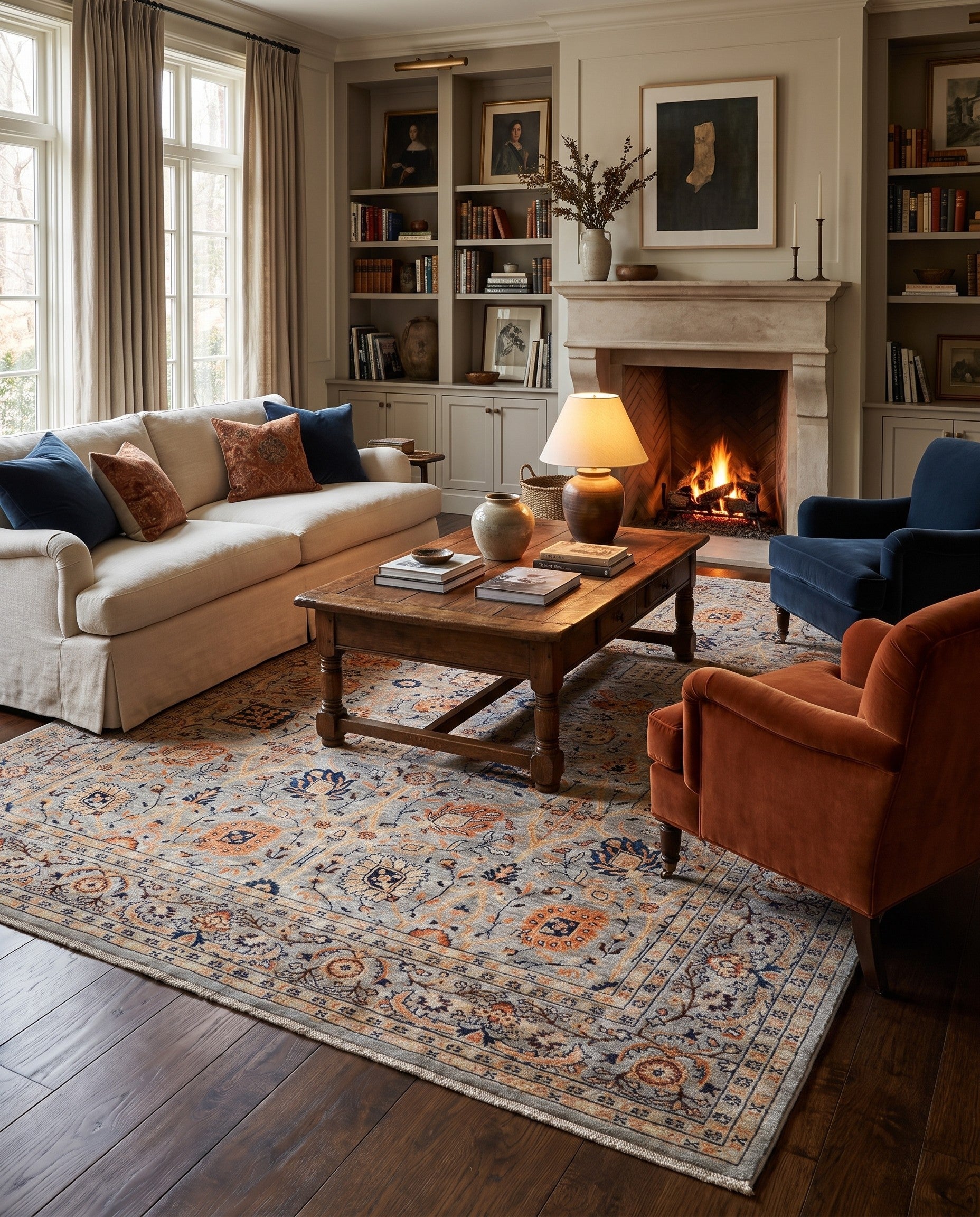8' 2 x 9' 9 Hand Knotted Ariana Ziegler Rug