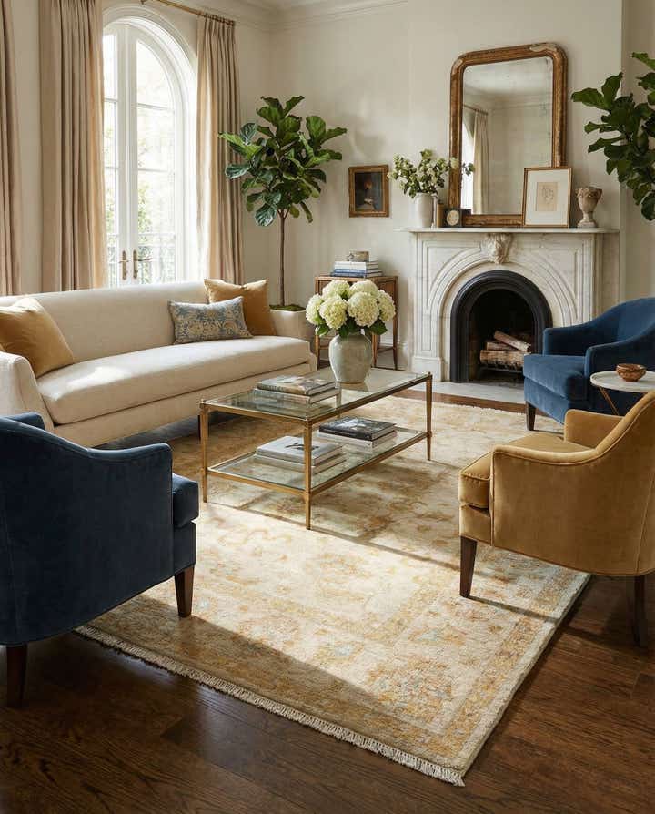 5' 3 x 6' 7 Kaizar Wool Rug