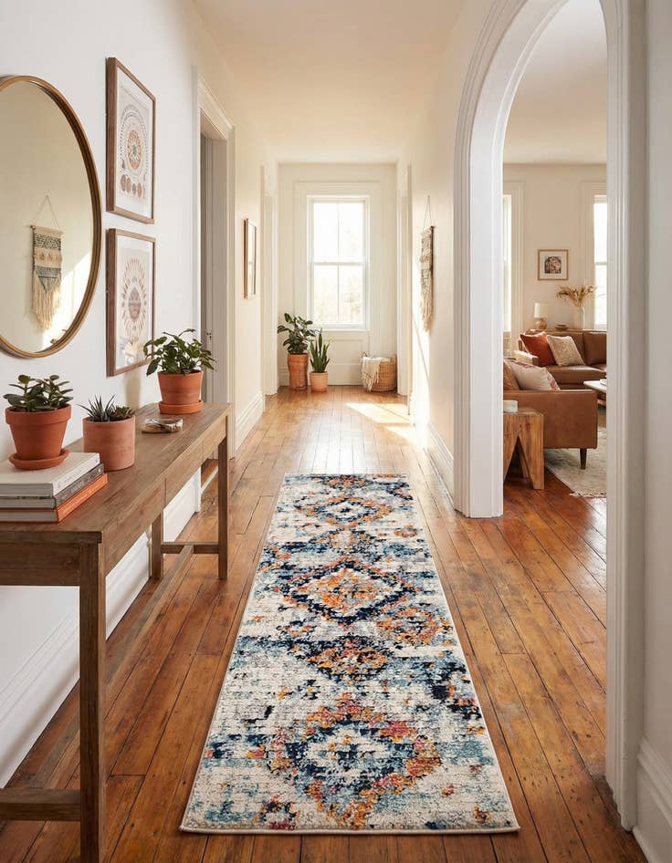 Detail image of 2' 2 x 6' Morocco Runner Rug