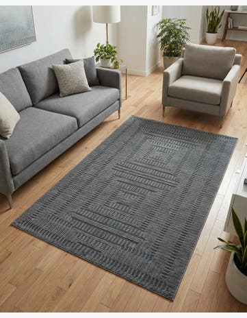 Serenity Blue Textura Designer Rug