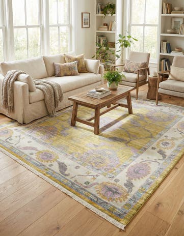 Green Paragon Square Rug