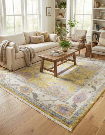Green Paragon Square Rug