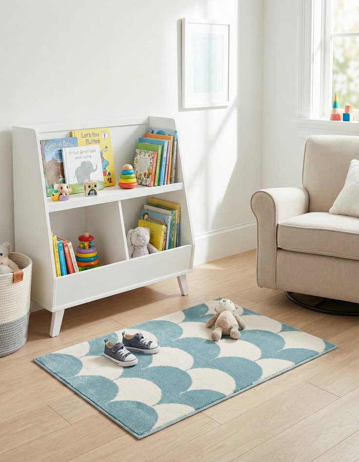 Detail image of 2' x 3' Whimsy Kids Rug