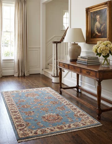 2' 11 x 4' 11 Hand Knotted Ziegler Rug