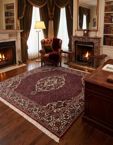 6' 6 x 6' 9 Bidjar Wool Square Rug