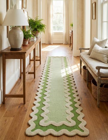2' 7 x 13' 1 Happy Rugs Wool Runner