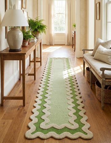 2' 7 x 13' 1 Happy Rugs Wool Runner