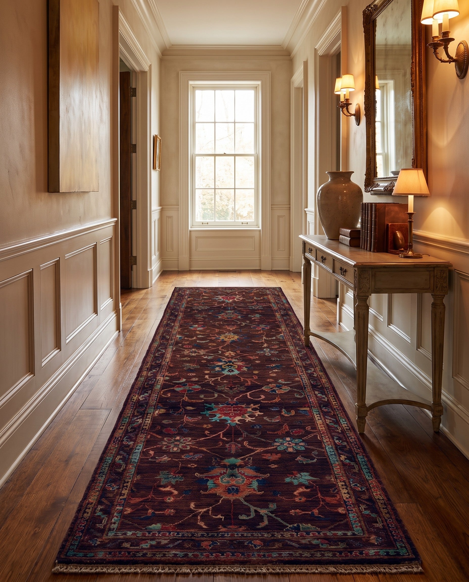 2' 11 x 10' Hand Knotted Ariana Ziegler Runner Rug