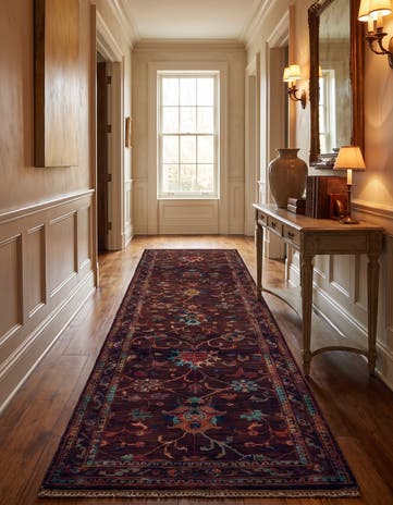2' 11 x 10' Hand Knotted Ariana Ziegler Runner Rug