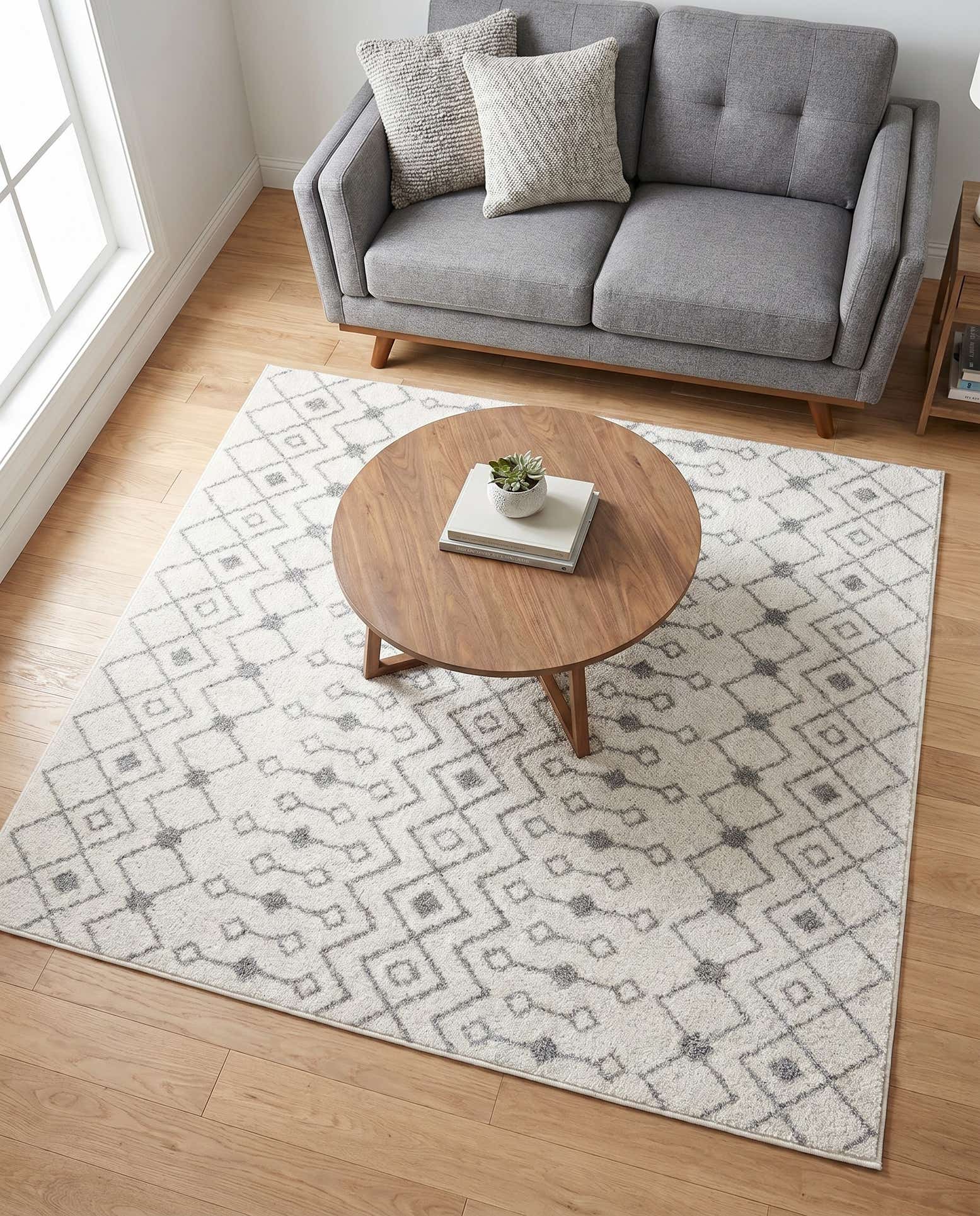6' x 6' Moroccan Trellis Square Rug