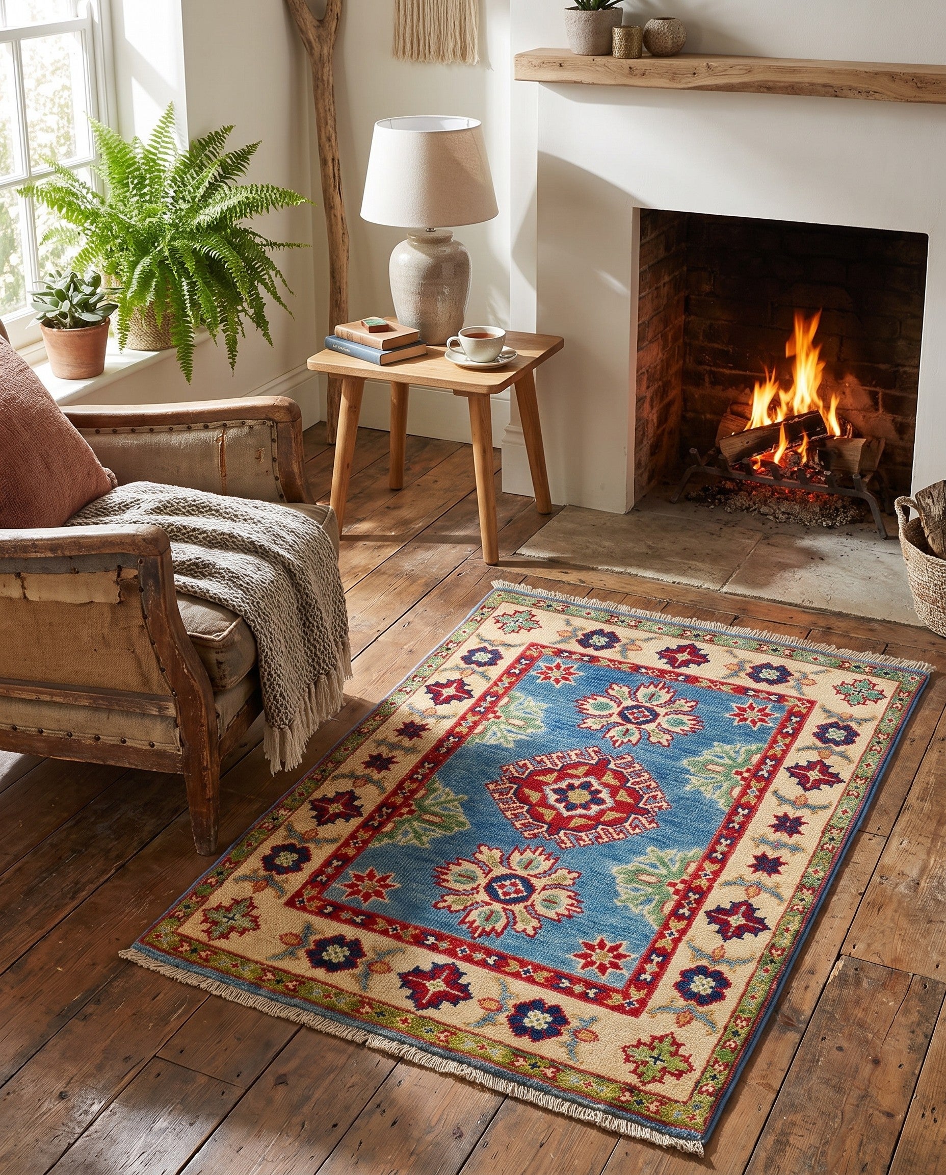 2' 1 x 2' 10 Hand Knotted Kazak Rug