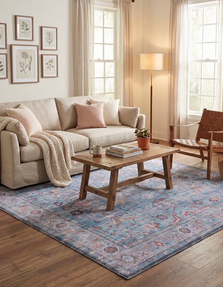 7' 10 x 7' 10 Washable Maahru Square Rug