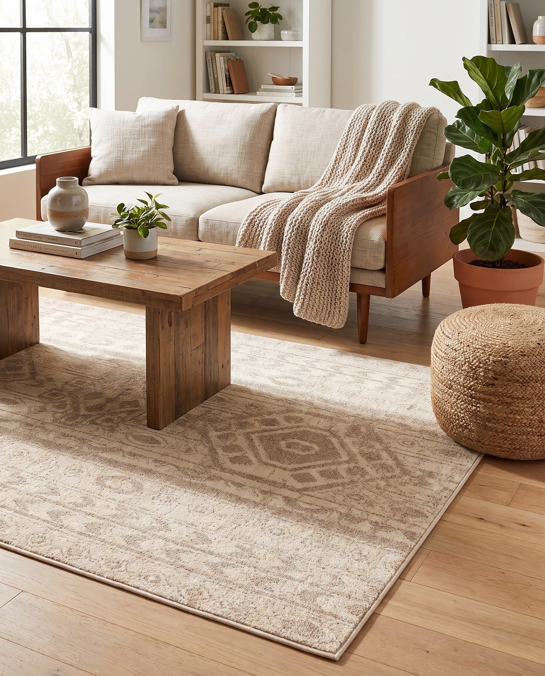 Ivory Contour Rug