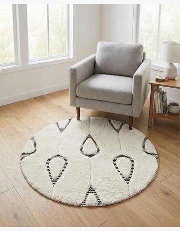 3' x 3' Prismatic Round Rug