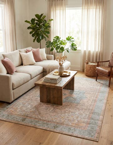 7' 6 x 10' 6 Washable Timeless Rug