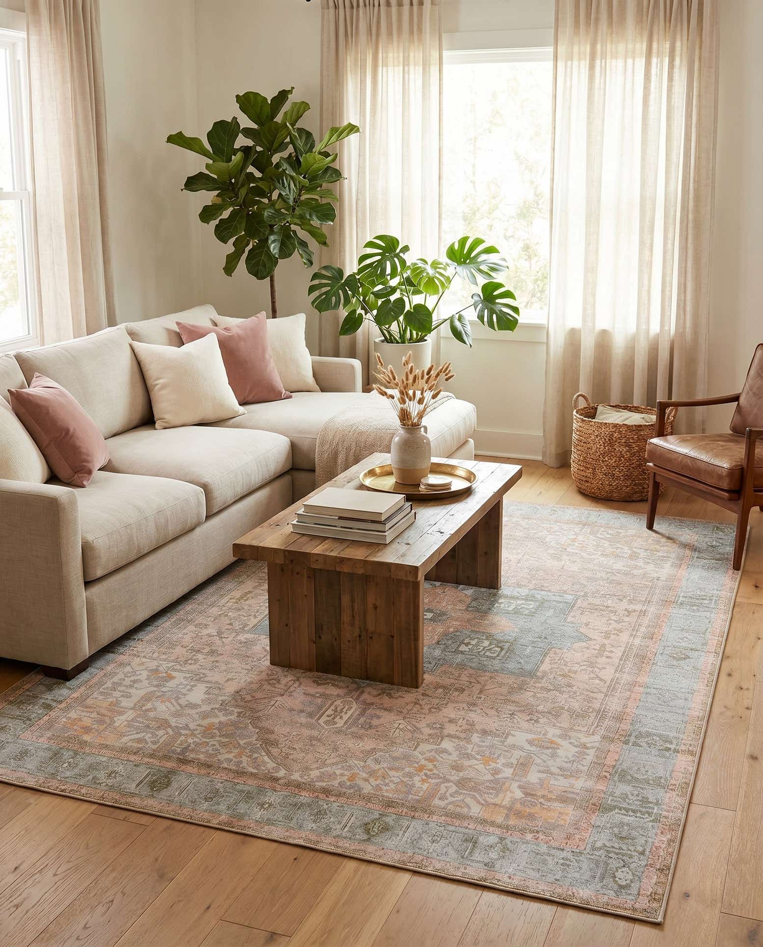 7' 6 x 10' 6 Washable Timeless Rug