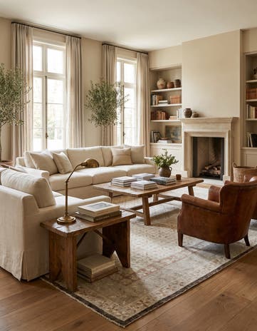 9' 4 x 11' 11 Hand Knotted Oushak Wool Rug