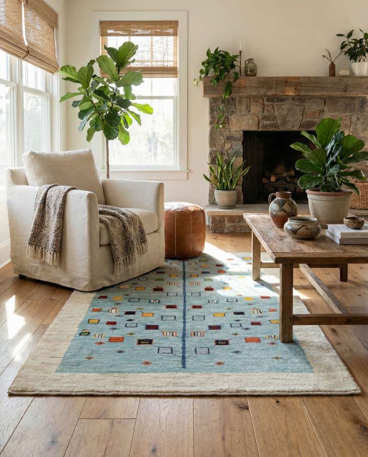 3' 2 x 5' Kashkuli Wool Rug
