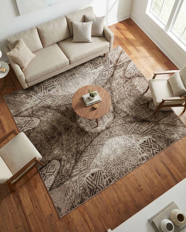 Detail image of 7' 10 x 7' 10 Monte Carlo Square Rug
