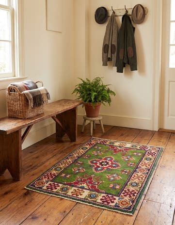 2' 1 x 2' 10 Hand Knotted Kazak Rug