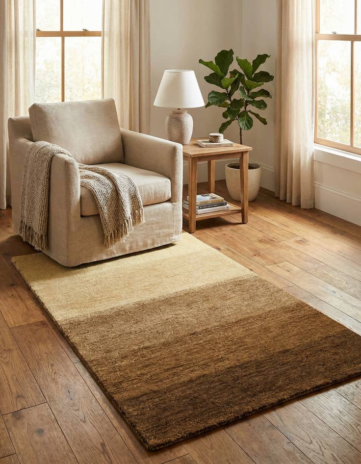 Detail image of 3' x 5' 3 Hand Knotted Kashkuli Gabbeh Wool Rug