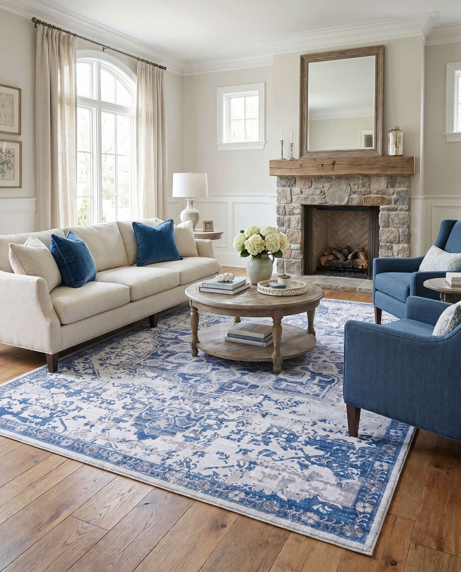 7' 10 x 11' Washable Renaissance Rug