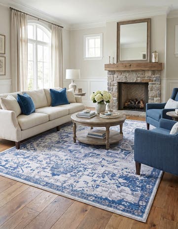 7' 10 x 11' Washable Renaissance Rug