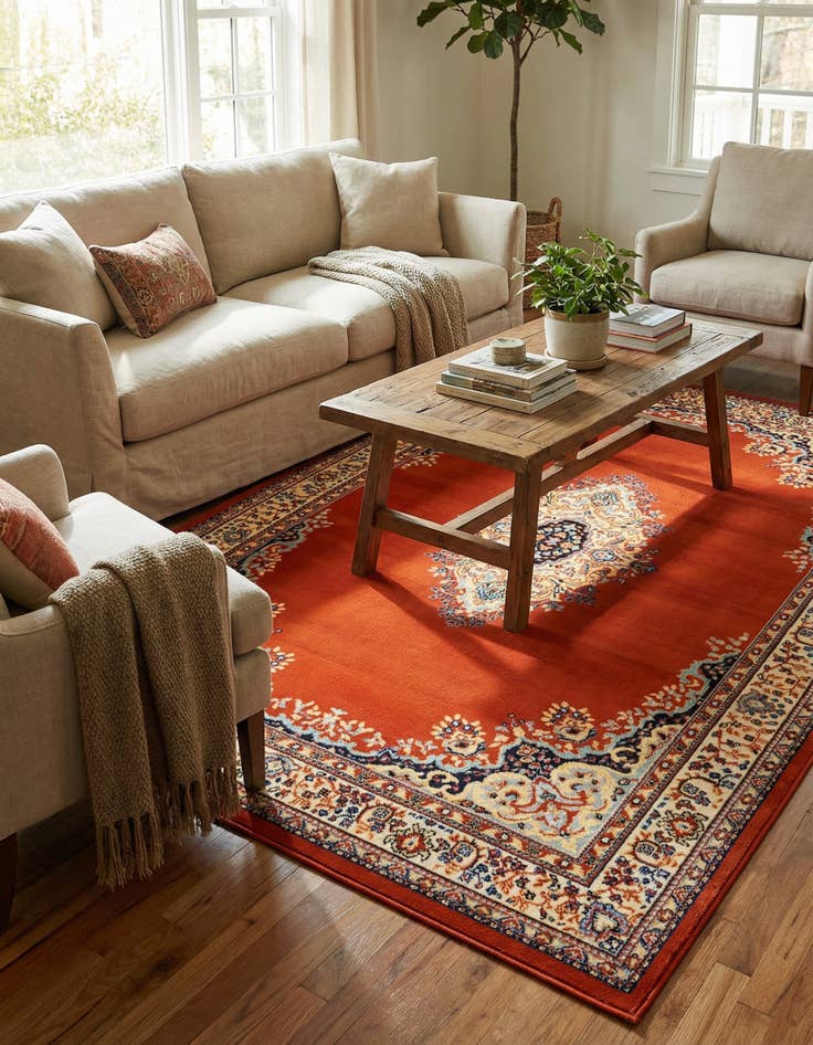 Detail image of 5' 3 x 8' Amaya Rug