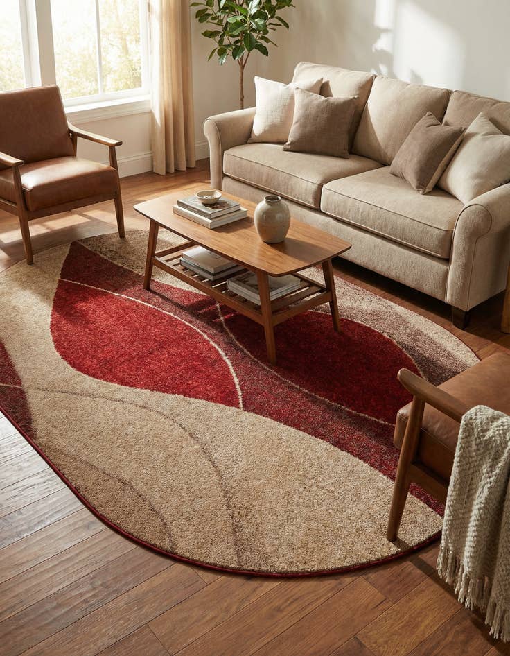 Detail image of 5' 3 x 8' Harvest Oval Rug