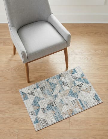 Blue Leipzig Rug