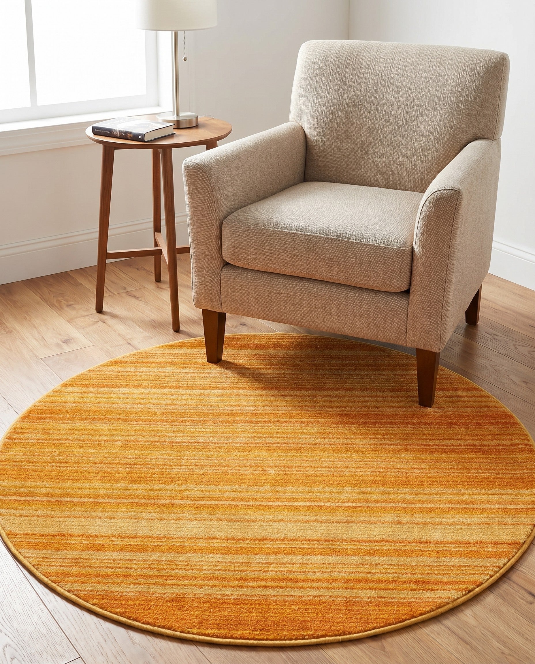 4' x 4' Gemstone Round Rug
