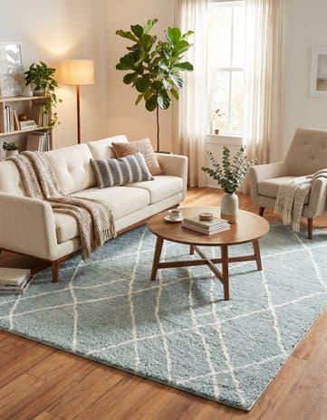9' x 12' Soft Touch Shag Rug