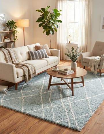 9' x 12' Soft Touch Shag Rug