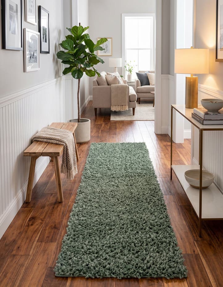 2' x 8' Zermatt Shag Runner Rug