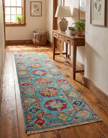 2' x 6' Hand Knotted Kazak Runner Rug