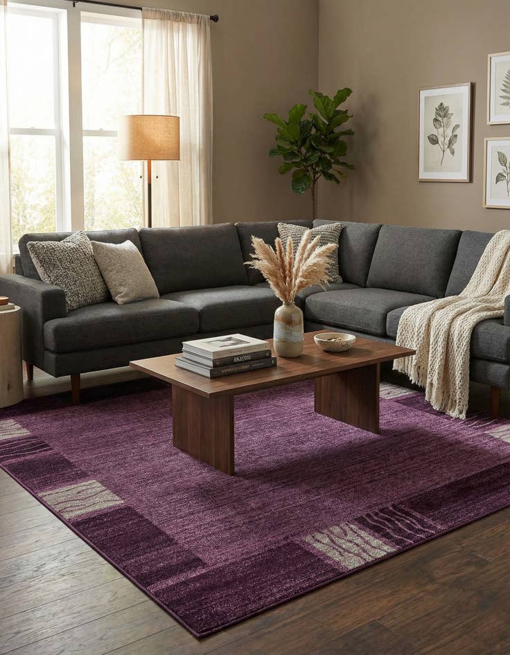 Detail image of 7' 10 x 7' 10 Angelica Square Rug