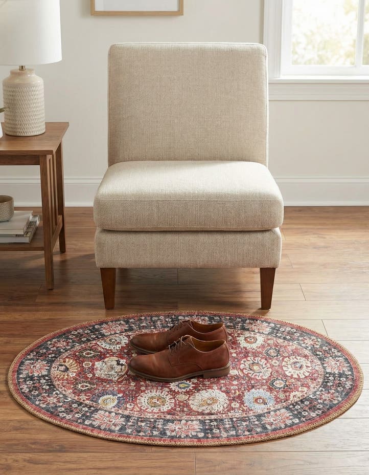 2' x 3' 1 Washable Timeless Oval Rug