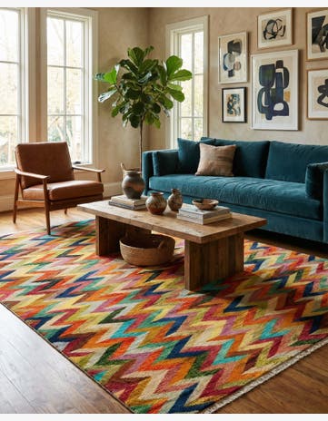 8' 3 x 9' 5 Hand Knotted Balouch Wool Rug