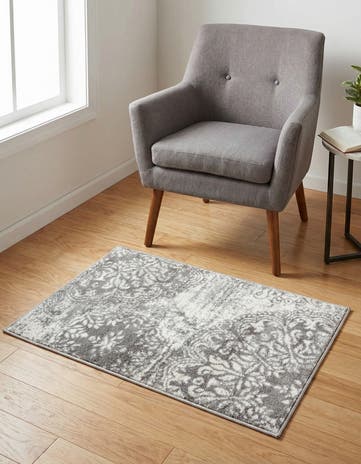 Light Gray Monte Carlo Rug