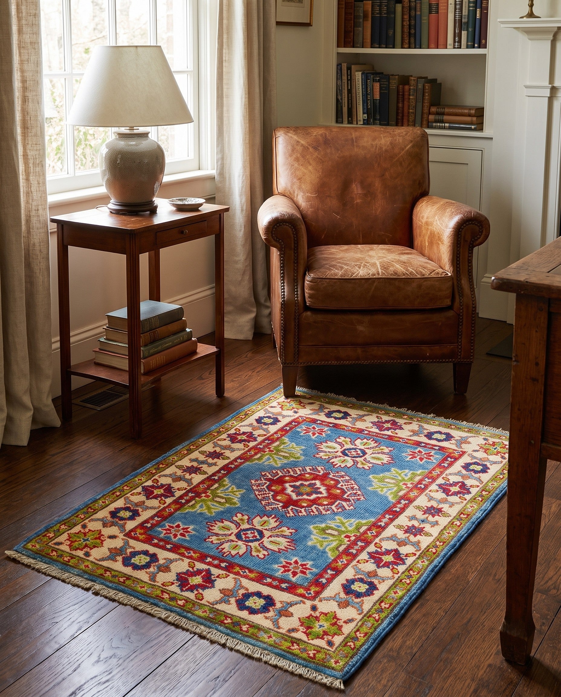 2' 1 x 3' Hand Knotted Kazak Rug