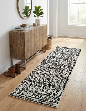 Ivory Morocco Runner Rug