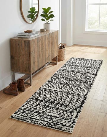 Ivory Morocco Runner Rug
